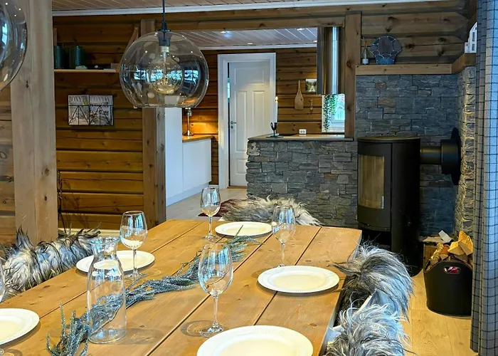 بيت للعطل Timber With Outdoor Near Stranda Brunstad